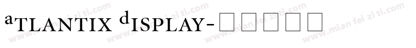 Atlantix Display字体转换